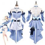 Genshin Impact Qin Cosplay Costume Swimwear Outfits