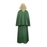 The Handmaid’s Tale S3 Handmaid Offred Green Cloak Cape Long Sleeve Dress with Hat