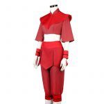 Avatar: The Last Airbender Ty Lee Cosplay Costume Red Uniform Suit for Women