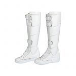 Adult Women Widow Cosplay Costume Natasha Romanoff White Long Battle Boots