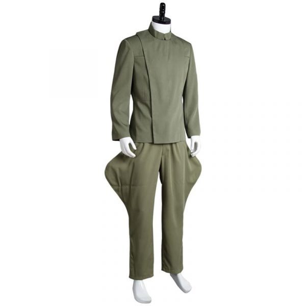 Star Cosplay Wars Imperial Officer Costume Olive Green Uniform Outfit Adult Men