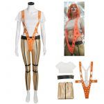 The Fifth Element Leeloo Sexy Skinny Pants Short T-Shirt Body Suit Outfits