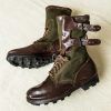 Medieval Steampunk Cosplay Boots Men Winter Larp Viking Pirate PU Leather