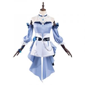 Genshin Impact Qin Cosplay Costume Swimwear Outfits