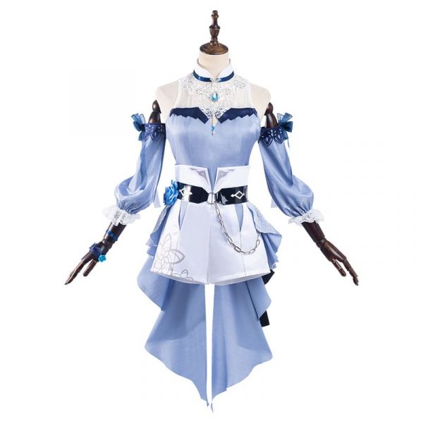 Genshin Impact Qin Cosplay Costume Swimwear Outfits