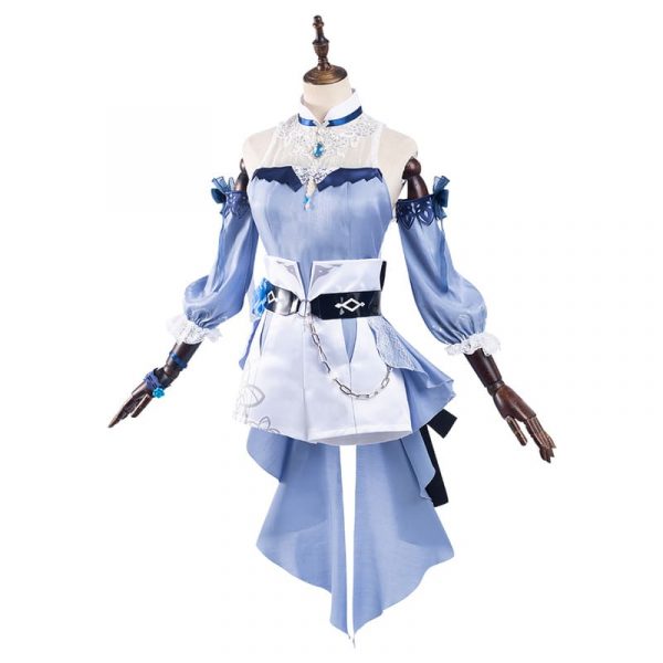 Genshin Impact Qin Cosplay Costume Swimwear Outfits