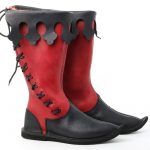 Cosplaydiy Men’s Medieval Leather Middle Ages Ankle Boots Victorian Renaissance