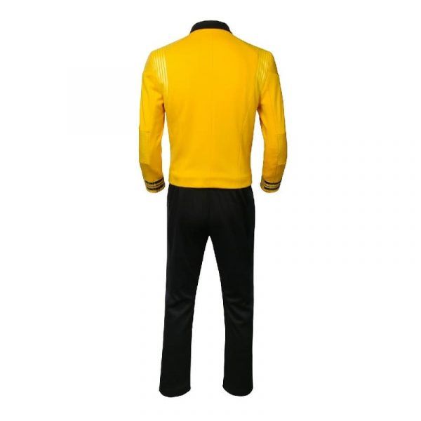 Star Costume Trek Cosplay Suit Jacket Pants Discovery Yellow Color