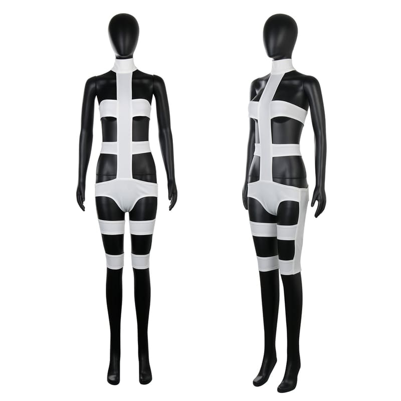 The Fifth Element Leeloo Sexy Body Suit Pure White Bandage - Speed Cosplay The Fifth Element Leeloo Sexy Body Suit Pure White Bandage - Speed Cosplay