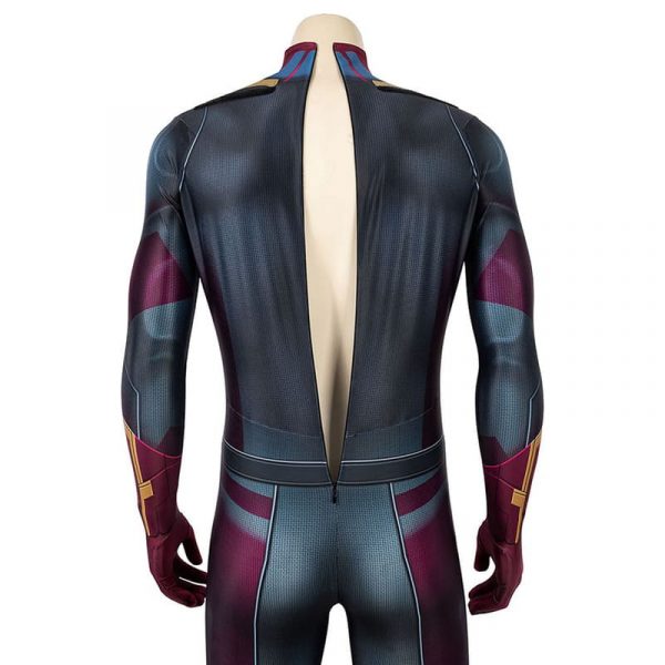 Adult Superheroes  Infinity War Vision Jumpsuit Cosplay Costume