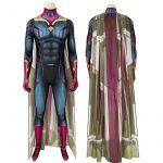 Adult Superheroes  Infinity War Vision Jumpsuit Cosplay Costume