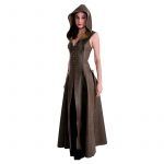 Archer Cosplay Hooded Sleeveless Long Dress