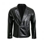 50s Grease BIRDS Jacket T-Birds Vintage Black Faux Leather Moto Biker Short Jacket