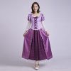 Adult Princess Rapunzel Costume Dress For Women