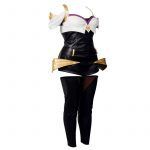 Game K/DA Ahri Cosplay Costume Leather Uniform Women Sexy Jumpsuit