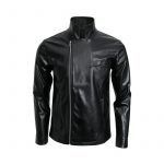 50s Grease BIRDS Jacket T-Birds Vintage Black Faux Leather Moto Biker Short Jacket