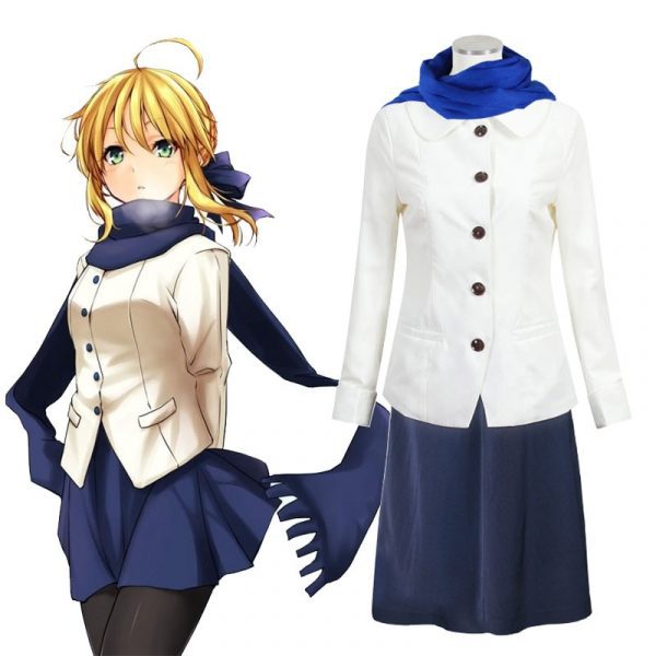 Fate Stay Night Zero Apocrypha Cosplay Saber Alter Servant Arturia Pendragon Costume