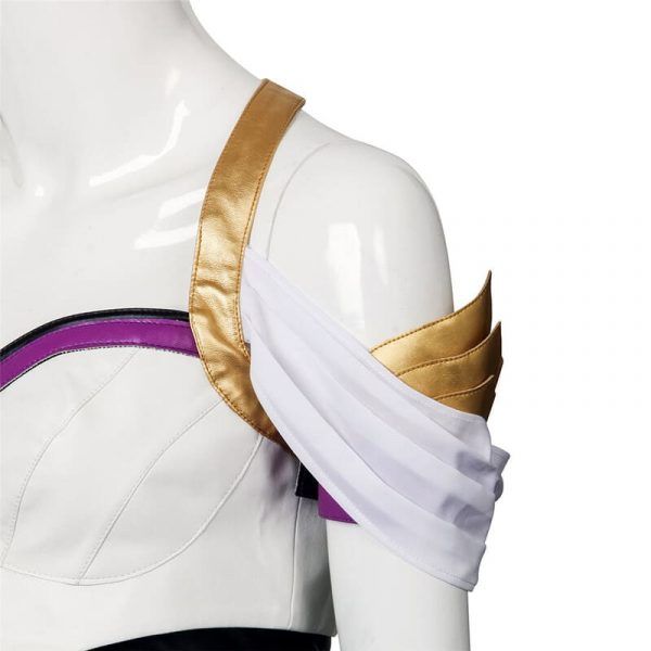 Game K/DA Ahri Cosplay Costume Leather Uniform Women Sexy Jumpsuit