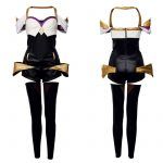 Game K/DA Ahri Cosplay Costume Leather Uniform Women Sexy Jumpsuit