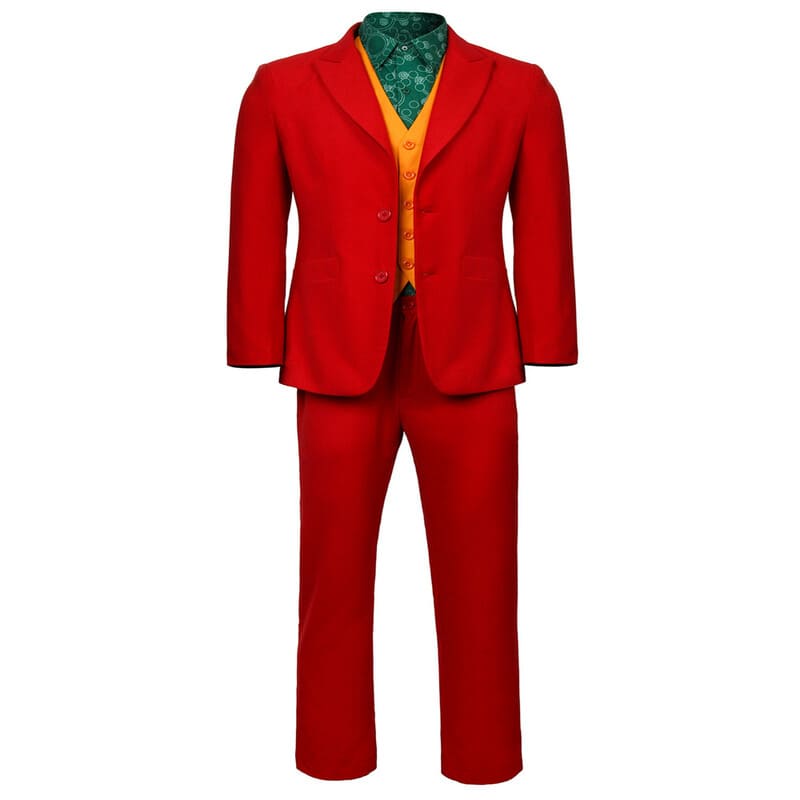 Clown Origin Movie Cosplay Joaquin Phoenix Arthur Fleck Costume