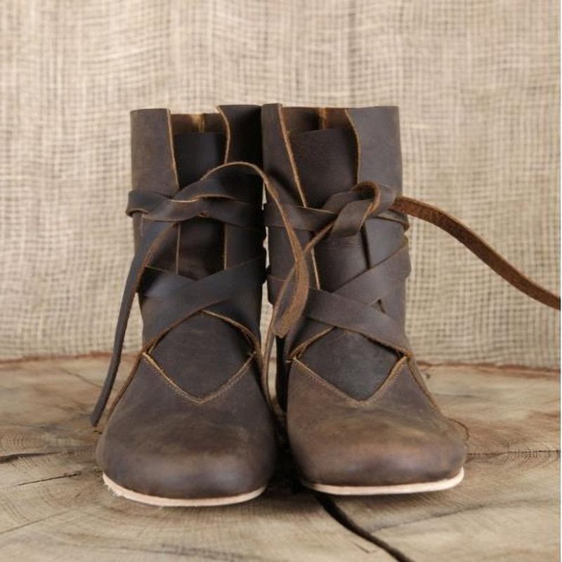 Medieval viking tudor cosplay boots