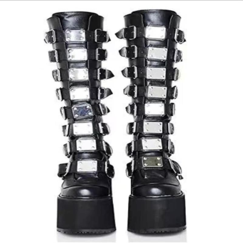 Including: One pair of boots Material: PU Delivery Date: Processing time (5-25 days) + Shipping time (7-45 days), please make your order in advance by your deadline. Size chart guide: Click here! Get more information please contact us before place order.