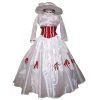Mary Poppins Costume Adult Size With Red Satin Corset Dress