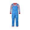 Child's Play Chucky Good Guys Cosplay Costume for Kids Printed Blue