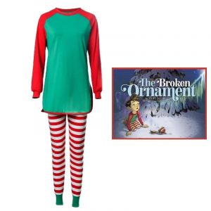 Christmas Style Pajamas for Adults and Kids Ornament JACK Nightclothes Cotton Family