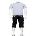 Leslie Kyle Cosplay Costume Men Leather Jacket for Adult T-shirt Pants Gloves Set