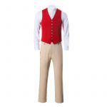 Retro Rush Revere Patriot Costume in Washington Period USA Jacket Skirt Pants Vintage Cosplay Costumes Adult Men