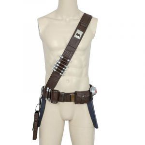 Adult Superhero Mandalorians Belt With Holster Cosplay Waist Decoration