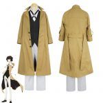 Anime Bungo Stray Dogs Dazai Osamu Cosplay Costume