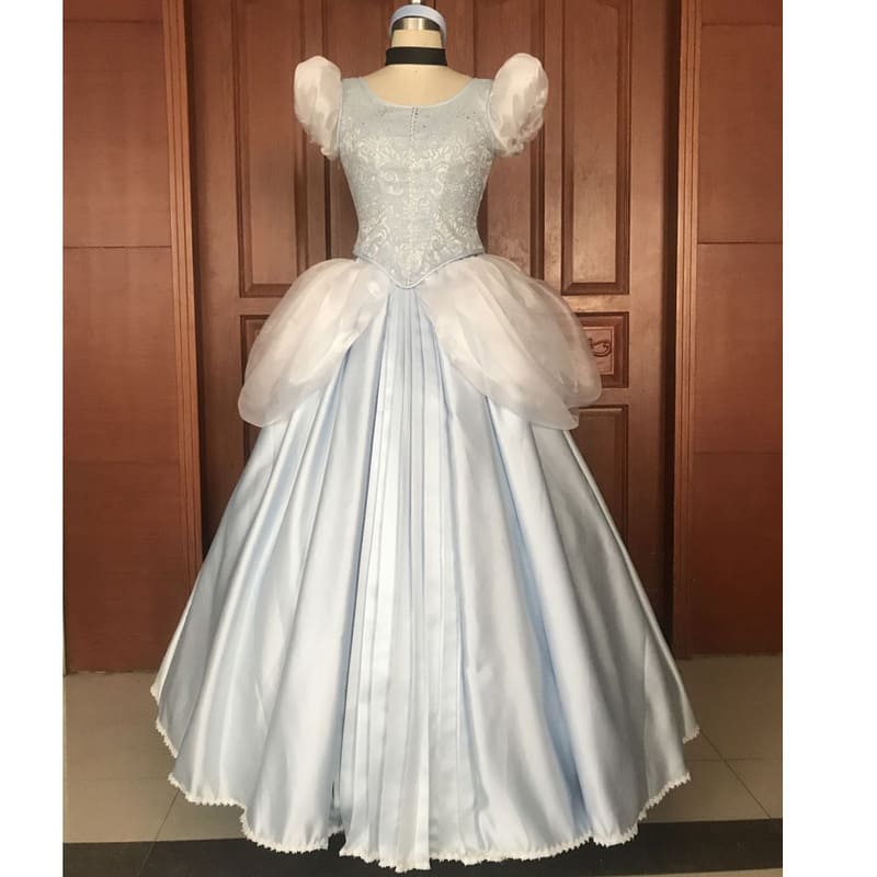 Anime Princess Cinderella Role-playing Party Dress Fancy Adult Women Ball Gown