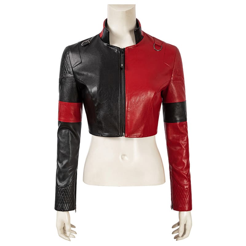 Movie Suicide 2 Joker Girl Cosplay Costume Quinzel Fashion Jacket