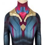 Adult Superheroes  Infinity War Vision Jumpsuit Cosplay Costume