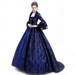 Medieval Palace Princess Dress Lace Long Sexy Dress for Women