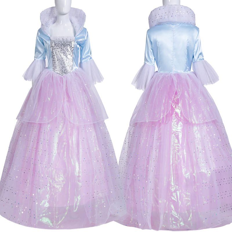 Cinderella Godmother Role-playing Fairy Clothes Fancy Cosplay Costume Adult Women Princess Dress