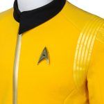 Star Costume Trek Cosplay Suit Jacket Pants Discovery Yellow Color