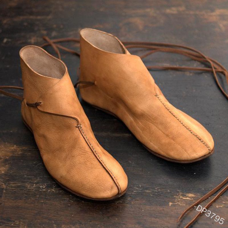 Fashion Men Medieval Knight Prince Flat Single Shoes