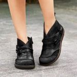 Medieval Steampunk Leather Shoes For Women Men Samurai Knight Pirate Cosplay Gothic Goth Punk Retro Anime