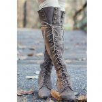 Viking Cosplay Larp PU Leather Warrior Women Cosplay Boot