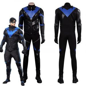 Gotham Knights Nightwing Cosplay Costume Outfits