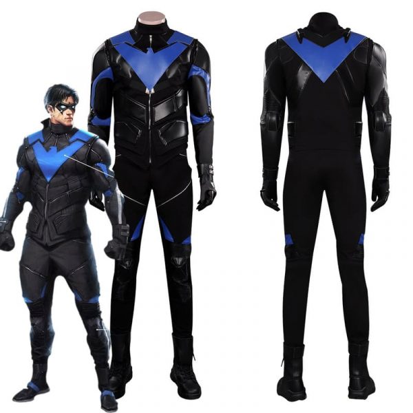 Gotham Knights Nightwing Cosplay Costume Outfits