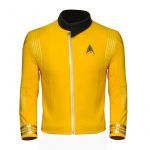 Star Costume Trek Cosplay Suit Jacket Pants Discovery Yellow Color