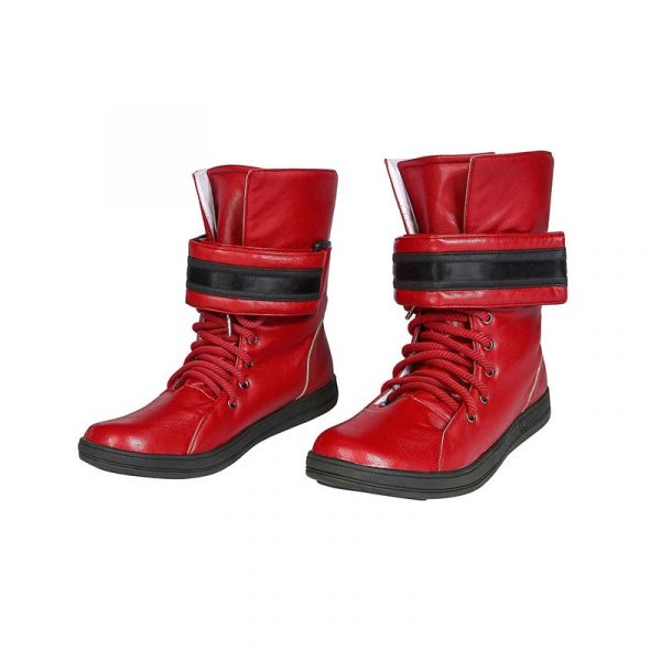 Adult Game FF 7 Remake Cosplay Costume Tifa Lockhart Red Shoes