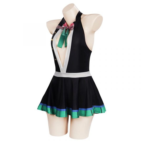 Anime Demon Slayer -Kanroji Mitsuri Cosplay Costume Swimwear Outfits