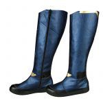 Movie Ending Game Cosplay Costume Superheroine Captain Carol Danvers Blue Length Boots