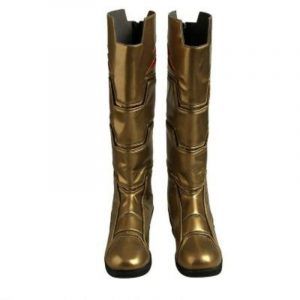 Movie Thunder Hero Cosplay Costume Red Superhero Billy Long Boots
