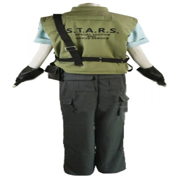 Chris Redfield S.T.A.R.S. Uniform Cosplay Costume Full Set
